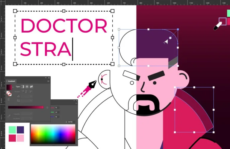 Adobe Illustrator Tools & Sticker for Beginners